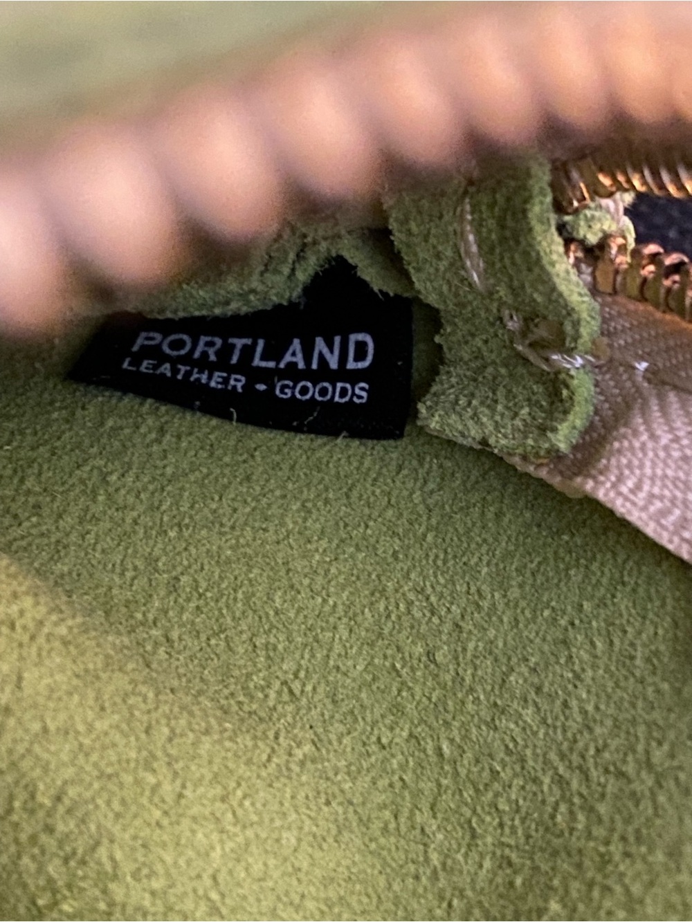 Portland Leather Goods Fortune, cookie keychain - Lime. - Picture 9 of 9